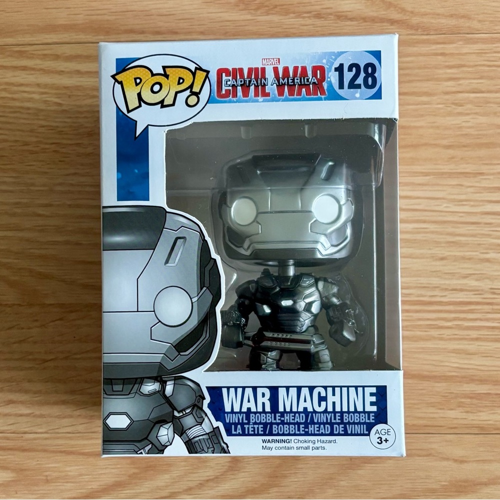 Funko Pop! Civil War War Machine Bobble-Head Figure